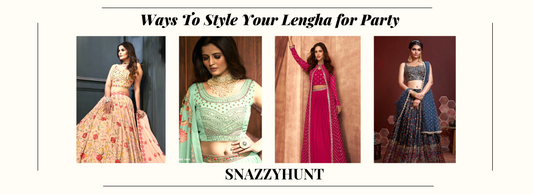 Gorgeous Ways To Style Your Party Wear Lehenga Cholis