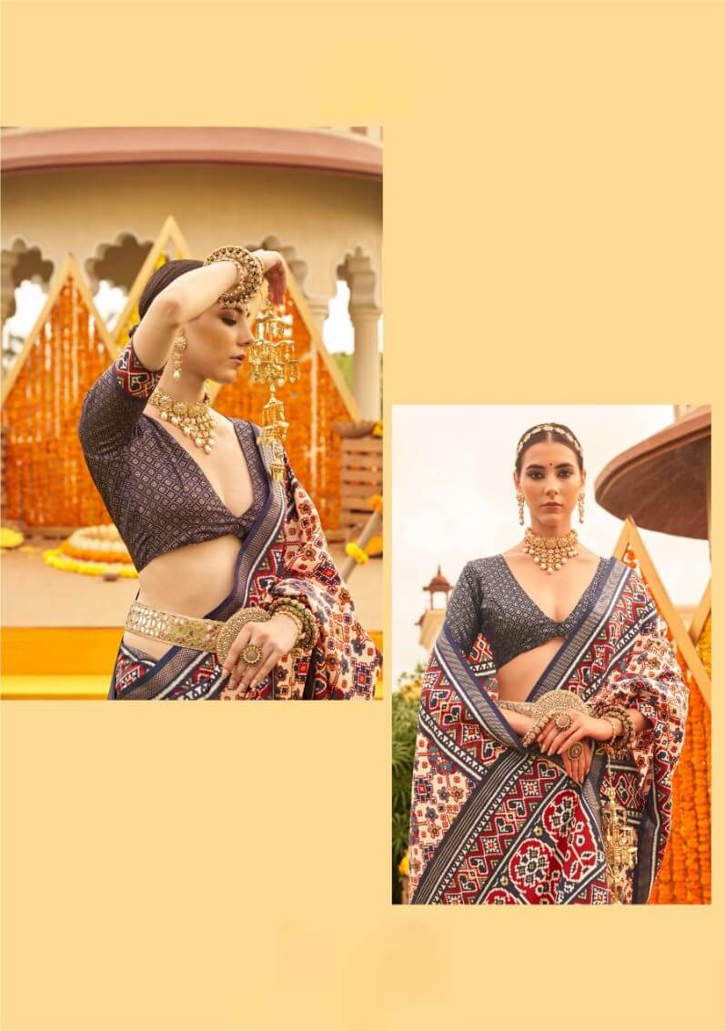 Wedding Wear Mercerized Sigma Silk Patola Saree