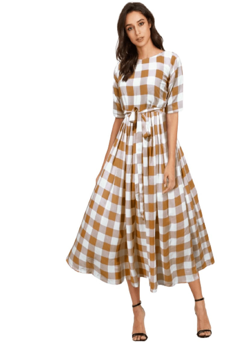 Checks one 2024 piece dress