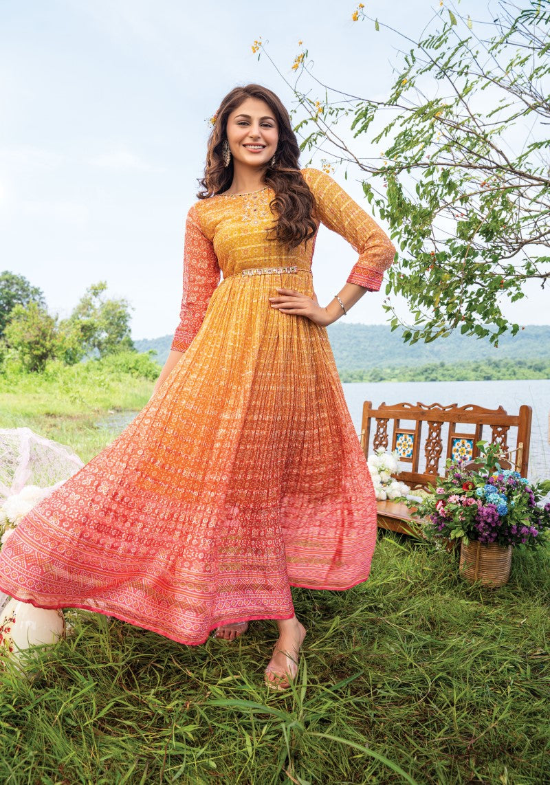 Flared Designer Gown