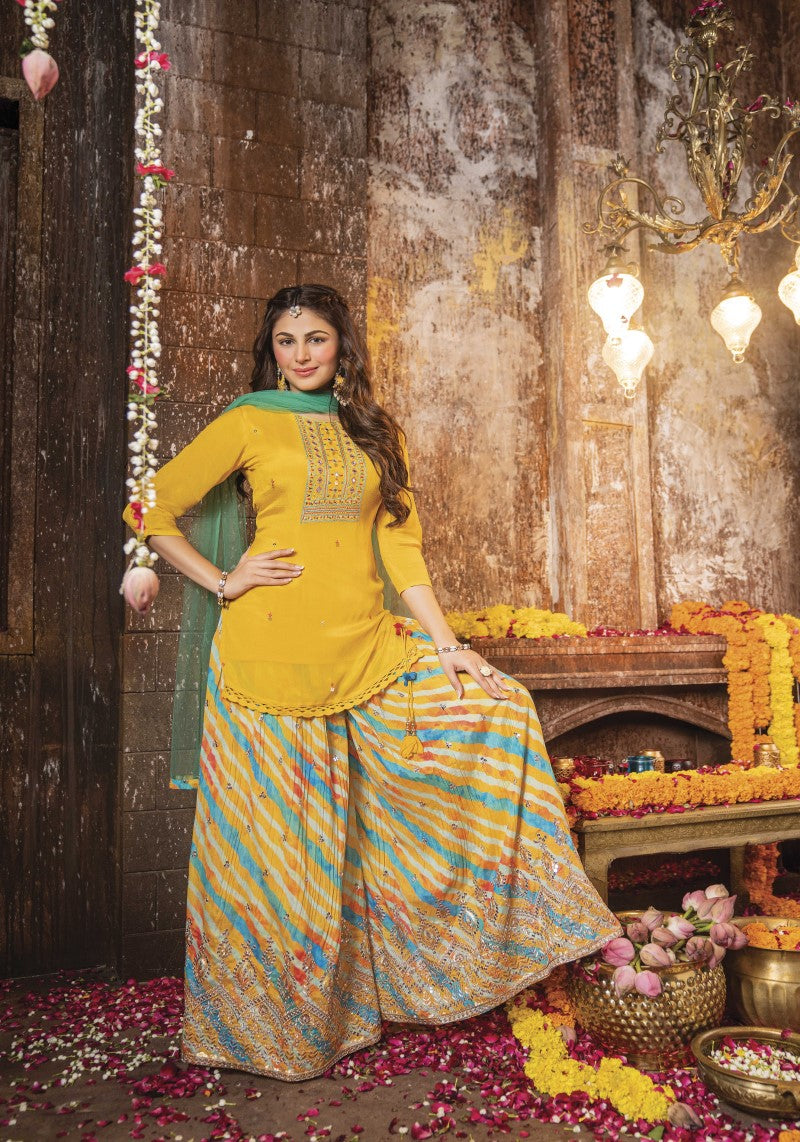 Yellow Designer Kurti