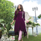 Purity Front Slit Frilled Cut Sleeves Designer Kurti With Pant