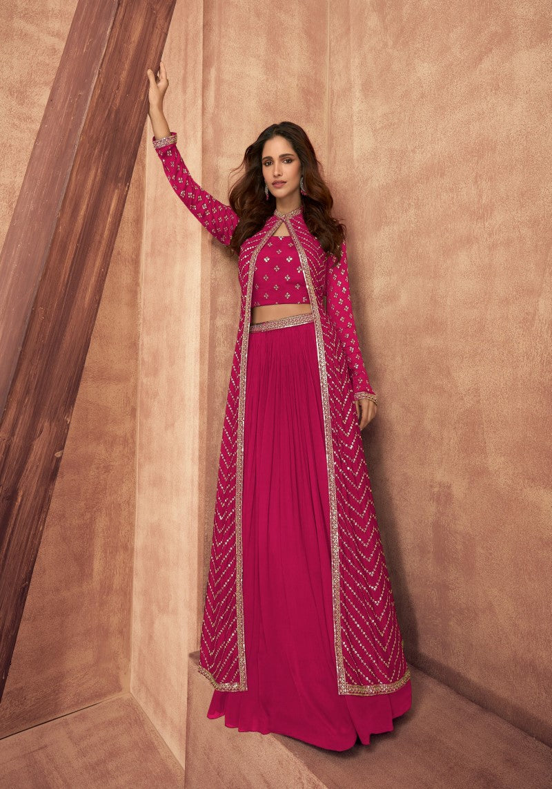 Lehenga with shrug