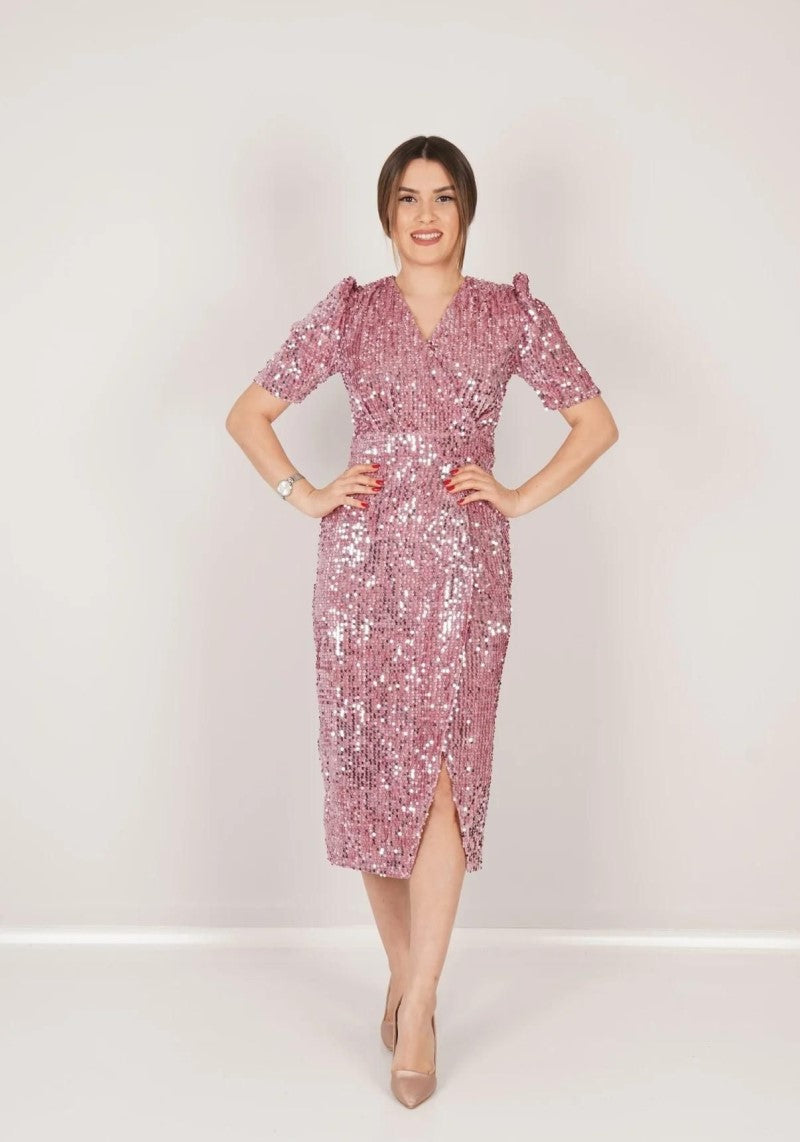 Graden Pink Bodycon Dress