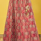 Rich Brown Mirror Zari Organza Lehenga with Slub Silk Blouse