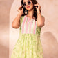 Pistachio Bloom Mul Cotton Lace Co-ord Set