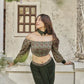 Classic Drape Style Indo-Western Top And Bottom Co-ord