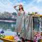Sage Heritage Handworked Linen Cotton Kurta Pant & Dupatta Set