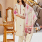 Ivory Rose Luxe Modal Silk Kurta Pant & Organza Dupatta Set