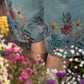 Meadow Grace Teal Embroidered Co-ord Set