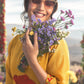 Sunset Bloom Mustard Floral Embroidered Co-ord Set
