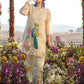 Peacock Bloom Beige Khadi Linen Embroidered Co-ord Set