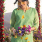 Sunshine Bloom Green Khadi Linen Embroidered Co-ord Set