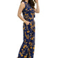 Navy Bloom Foil Printed Cotton Co-ord Set