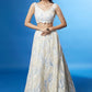 Ethereal Ivory Soft Net Sequin Embroidered Lehenga