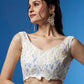 Ethereal Ivory Soft Net Sequin Embroidered Lehenga