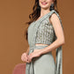 Party Wear Exquisite Imported Saree with Stitched Blouse