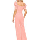 Stylish Peach Cocktail Maxi Jumpsuit