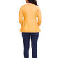 Floral Charm Embroidered Peplum Top