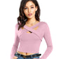 Chic Cross-Neck Korean Soft Fabric Crop Top