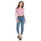 Chic Cross-Neck Korean Soft Fabric Crop Top