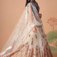 Radiant Off White Mirror Embroidered Lehenga with Elegant Choli & Dupatta