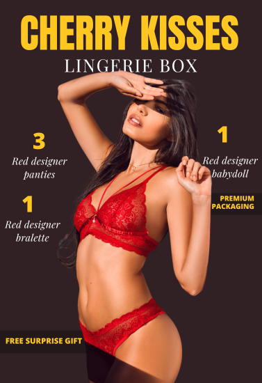 Cherry Kisses Red Lingerie Box  SNAZZYHUNT