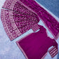 Designer Party Wear Purple Sharara Suit With Soft Net Dupatta