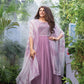 Purple Indo-Western Kaftan Dress