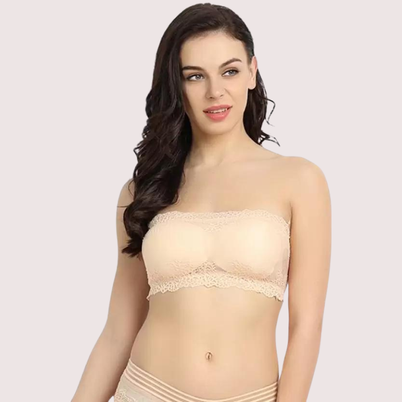 Wirefree and Stretchable Tube Bra for Ultimate Comfort