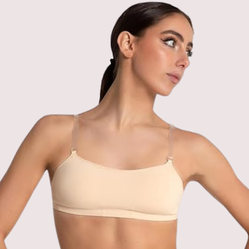 Sports bra with transparent straps online