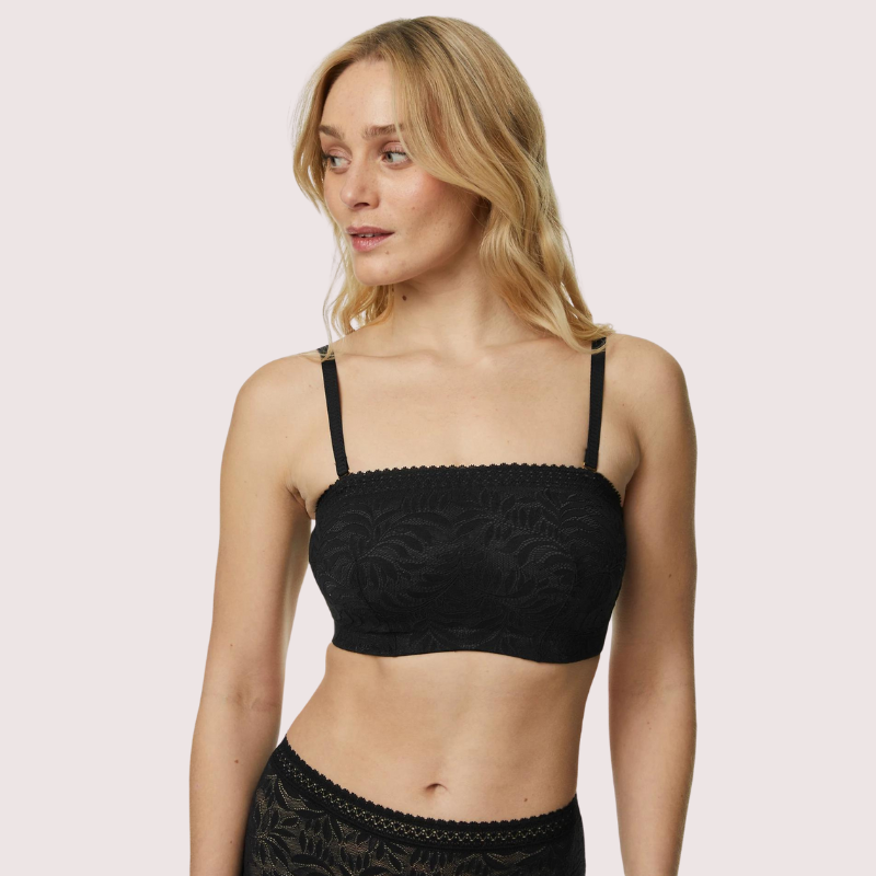 Non-Wired Lace Tube Bralette (Pack of 2)